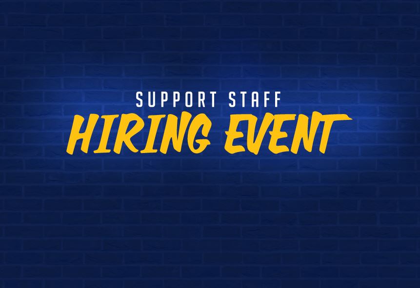 Support Staff Hiring Event